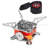 Fogao portatil a gas butano viagem camping praia pesca - Leetools