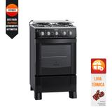 Fogão Star Clean Itatiaia 4 Bocas Preto sem acendimento automatico (com Luva Térmica)