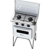 Fogão Venax Gemini 2 Bocas Com Forno - Tampa De Metal - GLP Branco - Bivolt