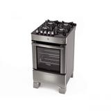 Fogão Vitrum Itatiaia 4 Bocas Inox Mesa de Vidro Bivolt