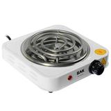 Fogareiro Elétrico Bak Portátil 1000w 1 Boca 110V Branco