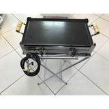 Fogareiro Fogao Gas 2 Bocas Inox Chapa E Base - Desconhecido