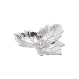Folha Decorativa De Zamac Vine Prateada 13,5X13X1,5Cm - Prestige