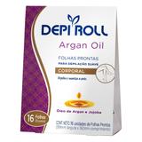Folha Depilatória Corporal Depi Roll Argan Oil 16 Unidades