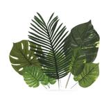 Folhagem Artificial para Decoração Safári 08 unidades Cromus