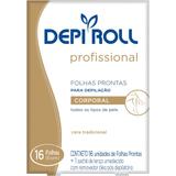Folhas Prontas Corporal Depi Roll Tradicional - Depi-roll