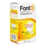 Font D 60 Cápsulas (Vitamina D) - União química