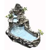 Fonte Agua Cascata decorativa Laguinho tipo pedra Cinza. - Shop everest