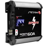 Fonte Automotiva Stetsom Infinite 60A 3000W RMS Bivolt Carregador Digital com Voltímetro LED