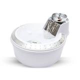 Fonte Bebedouro Cães e Gatos Premium 110V - Ref. Branco/Prata - Petlon