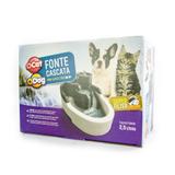 Fonte bebedouro elétrico mais cat mais dog laranja