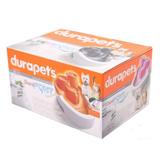Fonte Bebedouro Para Cães E Gatos Água Corrente Com 3 Quedas Durapets Durafont Bivolt Preta