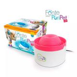 Fonte Bebedouro Pet Injet Puripet Life 1,5litros - 220v Vermelho