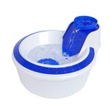 Fonte Bebedouro Petlon Água Corrente Cães E Gatos 2 Litros Azul