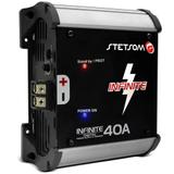 Fonte Digital Stetsom Infinite 40 Amperes Carregador De Bateria Led Bivolt Automático