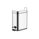 FORA DE LINHA Lixeira ret inox c/pedal/balde Decorline Cód. 6674 - Brinox metelúrgica ltda