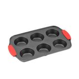 Forma antiaderente para 06 Cupcakes - Goldenhome