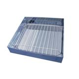 Forma Assadeira em Aço Inox 36 Cm Num 2 com grade - Metal adm