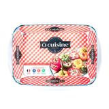 Forma Assadeira Lasanheira Em Vidro Borosilicato Ô Cuisine 4,5 Litros Alta Resistência