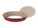Forma com fundo removível de alumínio revestimento antiaderente 24cm Vermelho Mexicano - Tramontina