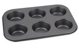 Forma Cupcake Antiaderente 6 Cav Muffin Petit Gateau Bolo - Yangzi