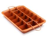 Forma de Bolo - Brownie com Fundo Removivel Antiaderente 18 Porções - Carisma