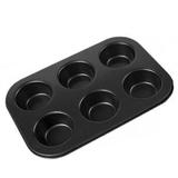 Forma de Ferro para Assar Bolinhos e Cupcake 6 Cavidades 123util