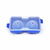 Forma De Gelo Esfera Em Silicone 2 Esferas Ke Home Azul - Kehome