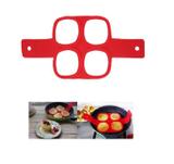 Forma de silicone 4 cavidades quadradas para panquecas omeletes ovos fritos - Top rio