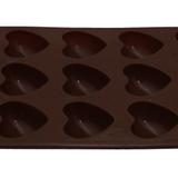 Forma De Silicone Antiaderente Para Chocolate 21Cm Marrom - Silicook