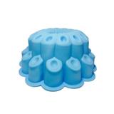 Forma de silicone para bolo azul - Amoroza