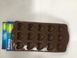 Forma De Silicone Para Chocolate Com Cavidades de Coração - Paramount