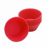 Forma de Silicone para Cupcake e Muffin 12 Peças Mor