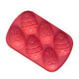 Forma de Silicone para Ovos de Chocolate Pascoa Vermelha Living