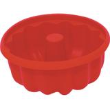 Forma de Silicone para Pudim 25cm - Vermelha - Carisma