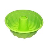Forma de Silicone Redonda com Furo Bolo Torta Pudim - Thata esportes