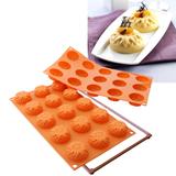 Forma de silicone SMALL SUNFLOWER (Girassol) 15 cavidades ø 4.4 x2.7 Silikomart