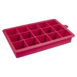 Forma de Silicone Vermelha para Gelo Euro