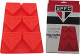 Forma em Silicone Multiuso do São Paulo para mini bolos, gelatina, pudim, etc. - Gme