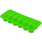 Forma em Silicone para Bombons com 12 Cavidades Formato Coracao Verde Fuxing