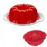Forma Para Cuscuz Pudim Manjar Gelatina Gelatina 1,8 Lts + Prato - Injetemp