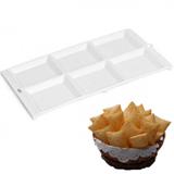 Forma para Pastel em Plastico com 6 Cavidades Injetemp