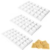 Forma para Ravioli e Mini Pasteis em Plastico 24 Cavidades 3 Unidades Injetemp