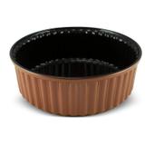 Forma para Suflê 2,6L Ceraflame 8,5cmx25,6cmx25,6cm Cobre