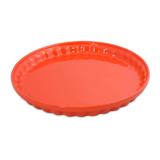 Forma para Torta Mondoceram Gourmet 2,9cmx27,2cmx27,2cm Laranja