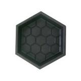 Forma Plástica Sextavada Estriada Bloquete 25x25x8cm - FP009 - Bft