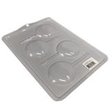 Forma PVC Pirulito Redondo Liso 4 Cavidades - Embalarti