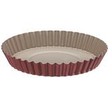 Forma Redonda Crespa para Bolo e Torta com Revestimento Antiaderente Brasil Tramontina - Cereja / 24 Cm