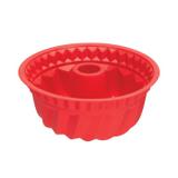 Forma Redonda De Silicone Com Furo No Meio Para Bolo Pudim 24 cm - Art house