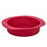 Forma redonda de silicone vermelha - Euro